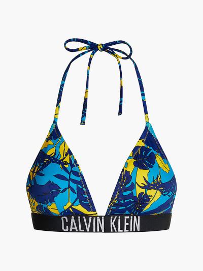Calvin Klein Fürdőruha HU455496 | Calvin Klein Intense Power Triangle Női Bikini Felső Kék